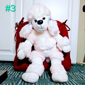 Build-A-Bear Pale Pink Frosted French Poodle Plush